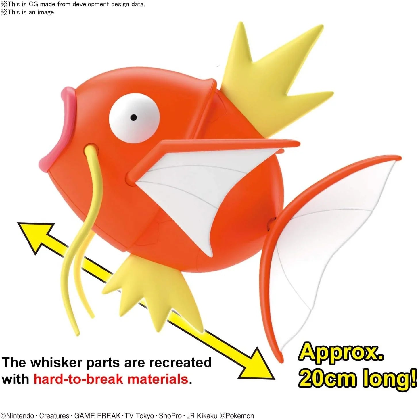 Bandai Pokemon Big 01 Magikarp Model Kit - A-Z Toy Hobby