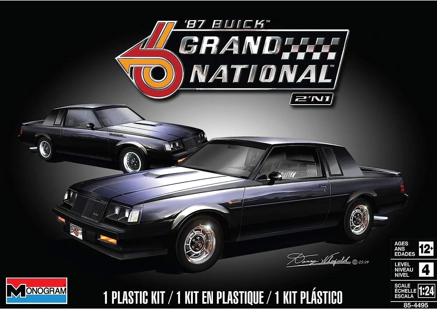 Revell 1987 Buick Grand National 2 In 1 1/24 Model Kit - A-Z Toy Hobby