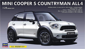 Hasegawa 24121 Mini Cooper S Countryman All4 1/24 Model Kit - A-Z Toy Hobby
