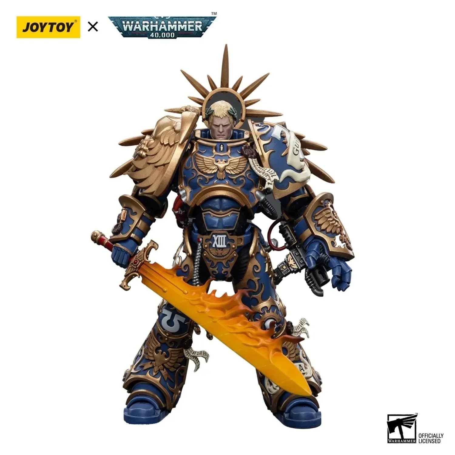 Joy Toy Warhammer 40K Ultramarines Primarch Roboute Guilliman 1/18 Action Figure - A-Z Toy Hobby