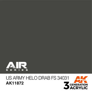 AK Interactive AK11872 3G Air US Army Helo Drab FS 34031 Paint 17ml - A-Z Toy Hobby