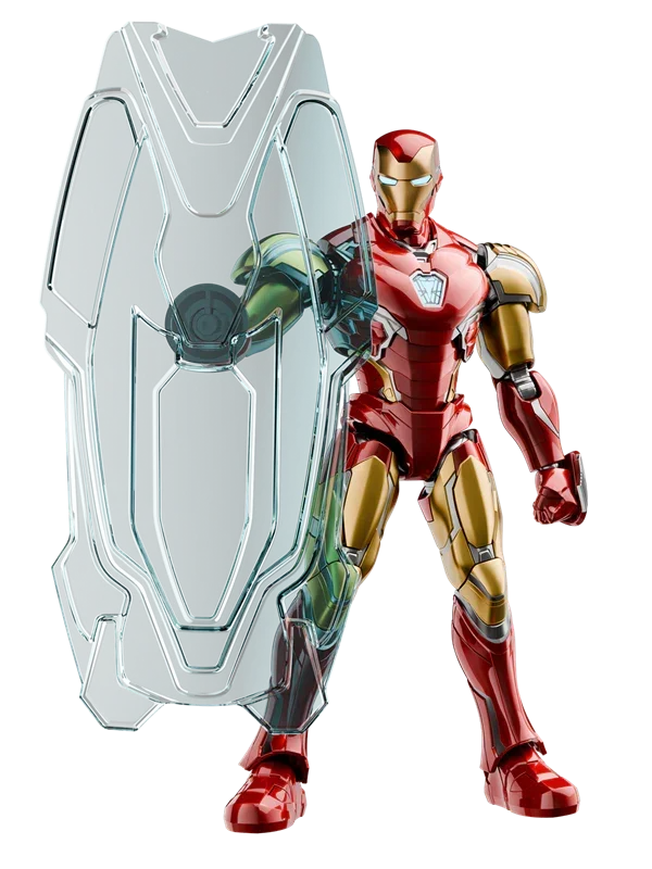 Blokees Marvel Infinity Saga CC01-EX Iron Man MK85 EX Champion Class Model Kit - A-Z Toy Hobby
