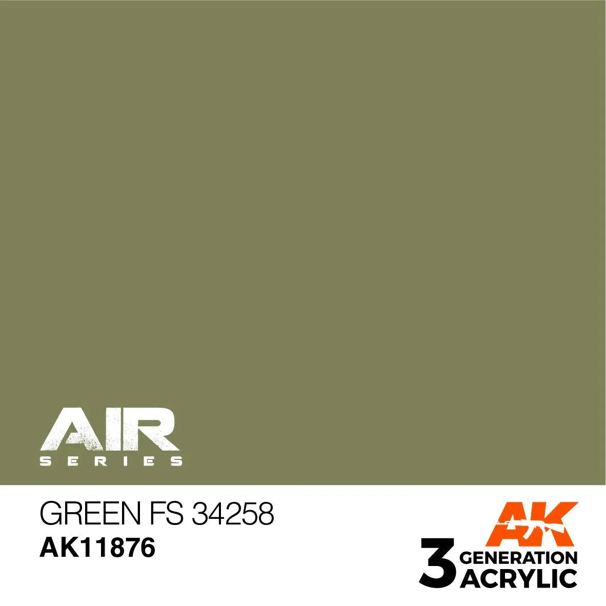 AK Interactive AK11876 3G Air Green FS 34258 Paint 17ml - A-Z Toy Hobby