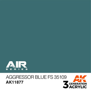 AK Interactive AK11877 3G Air Aggressor Blue FS 35109 Paint 17ml - A-Z Toy Hobby