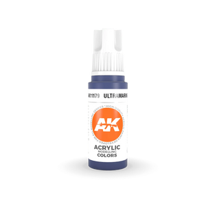 AK Interactive AK11179 3G Ultramarine Acrylic Paint 17ml - A-Z Toy Hobby