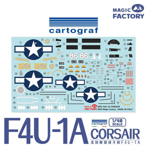 Magic Factory 5003 F-4U-1A Corsair 1/48 Model Kit - A-Z Toy Hobby