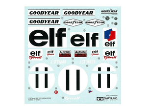 Tamiya 12054 Tyrrell 003 1971 Monaco GP W/ Photo-Etched Parts 1/12 Model Kit - A-Z Toy Hobby