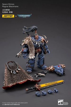 Joy Toy Warhammer Space Wolves Ragnar Blackmane 1/18 Action Figure - A-Z Toy Hobby