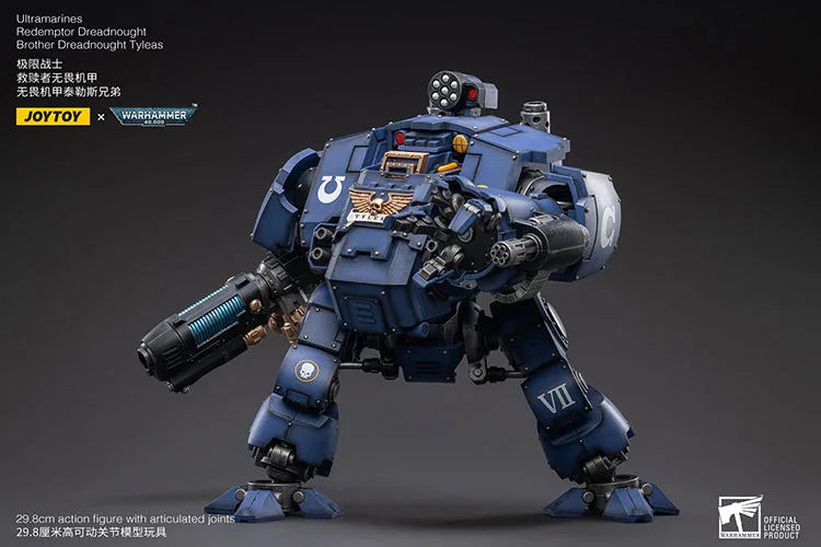 Joy Toy Warhammer Ultramarines Redemptor Dreadnought Brother Dreadnought Tyleas 1/18 Action Figure - A-Z Toy Hobby
