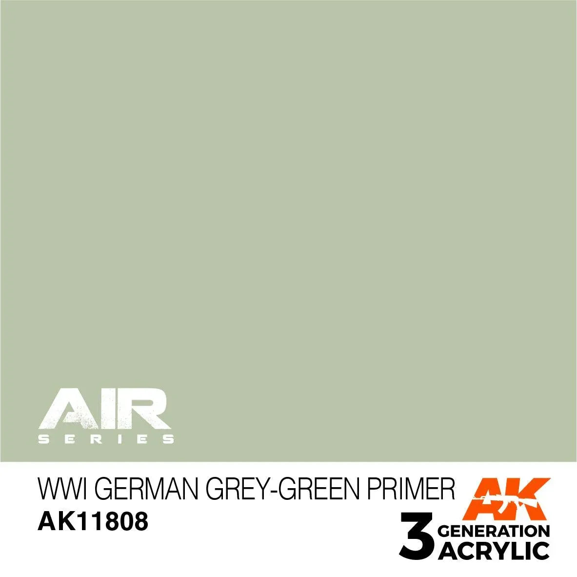 AK Interactive AK11808 3G Air WWI German Grey-Green Primer Paint 17ml - A-Z Toy Hobby