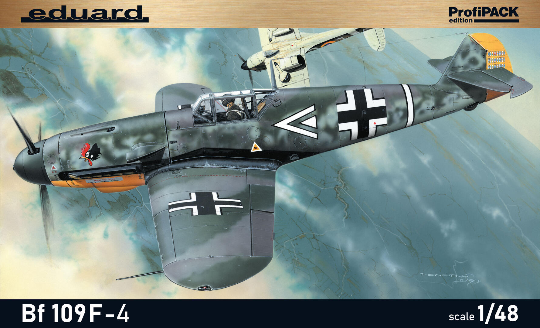 Eduard 82114 Bf 109F-4 ProfiPACK 1/48 Model Kit – A-Z Toy Hobby