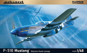 Eduard 82176 P-51B Mustang Malcolm Hood Canopy ProfiPACK 1/48 Model Kit - A-Z Toy Hobby