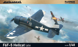 Eduard 8229 F6F-5 Hellcat Late ProfiPACK 1/48 Model Kit - A-Z Toy Hobby