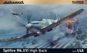 Eduard 8286 Bf 109E-4 Spitfire Mk.XVI High Back ProfiPACK 1/48 Model Kit - A-Z Toy Hobby