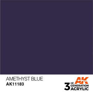 AK Interactive AK11183 3G Amethyst Blue Acrylic Paint 17ml - A-Z Toy Hobby