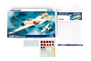 Eduard 84191 Japanese A6M3 Zero Type 32 Weekend Edition 1/48 Model Kit - A-Z Toy Hobby