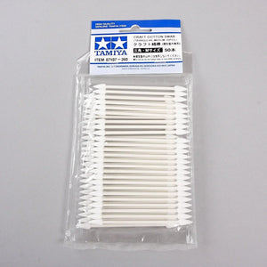 Tamiya 87107 Craft Cotton Swab Triangular Medium (50pcs) - A-Z Toy Hobby