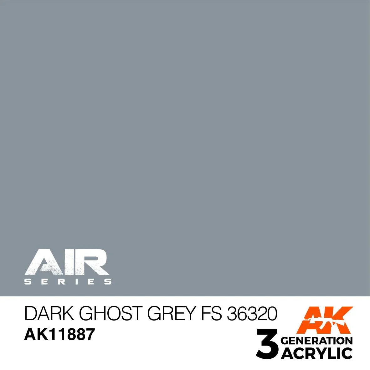 AK Interactive AK11887 3G Air Dark Ghost Gray FS 36320 Paint 17ml - A-Z Toy Hobby