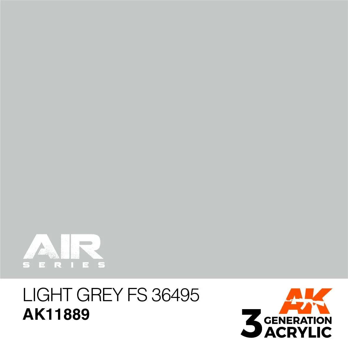 AK Interactive AK11889 3G Air Light Gray FS 36495 Paint 17ml - A-Z Toy Hobby