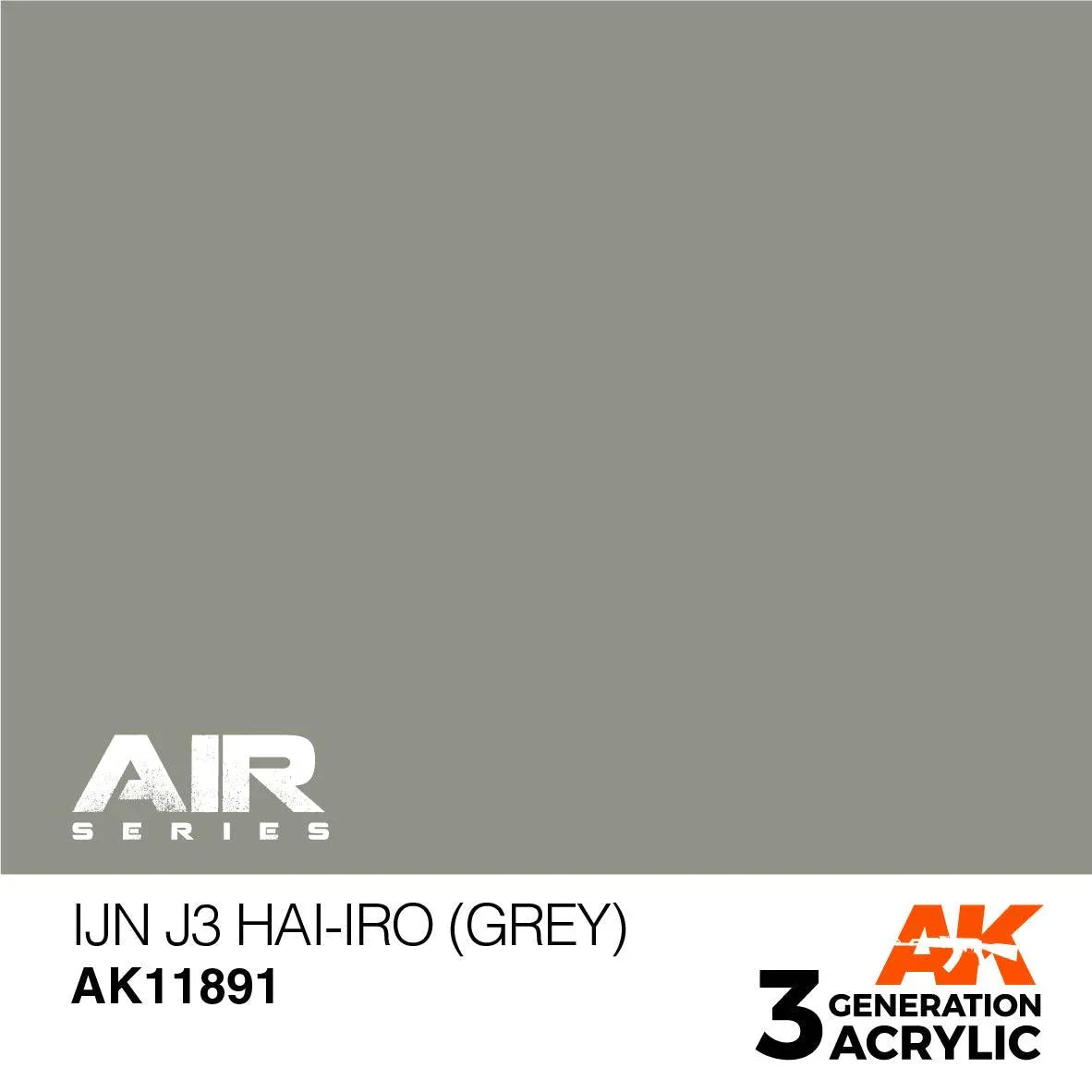 AK Interactive AK11891 3G Air IJN J3 Hai-iro (Gray) Paint 17ml - A-Z Toy Hobby