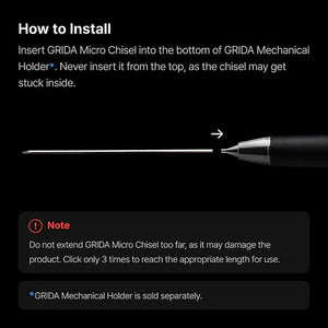 Gunprimer Micro Chisel for Grida (2pcs) - A-Z Toy Hobby