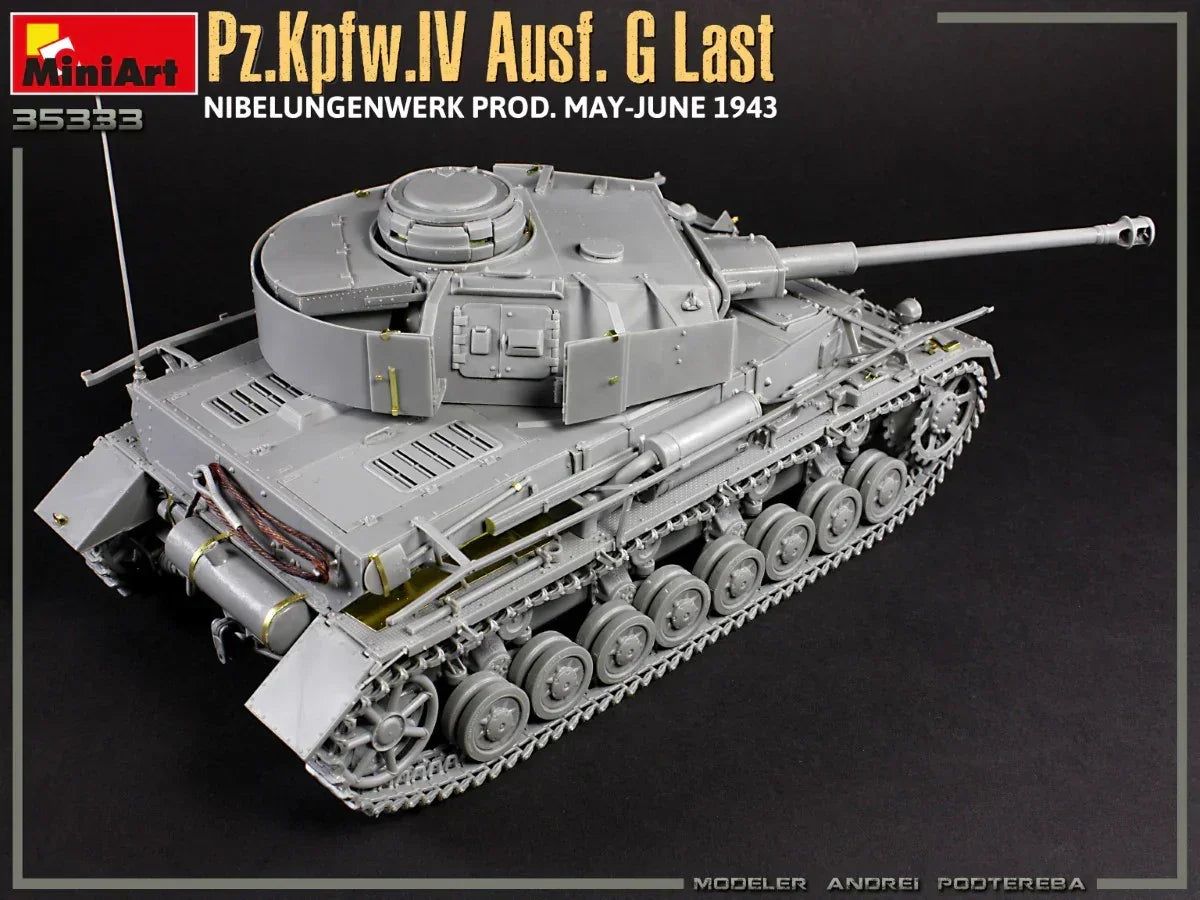 MiniArt 35333 Pz.Kpfw.IV Ausf. G-Last/H-Early 2 in 1 Interior 1/35 Model Kit