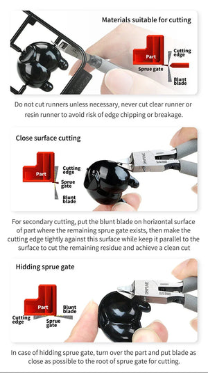 DSPIAE Ultra Thin Single Edge Precision Nipper ST-C2 - A-Z Toy Hobby