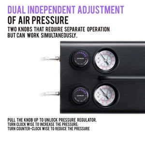 Gaahleri GT-918 Dual Drive Airbrush Compressor - A-Z Toy Hobby