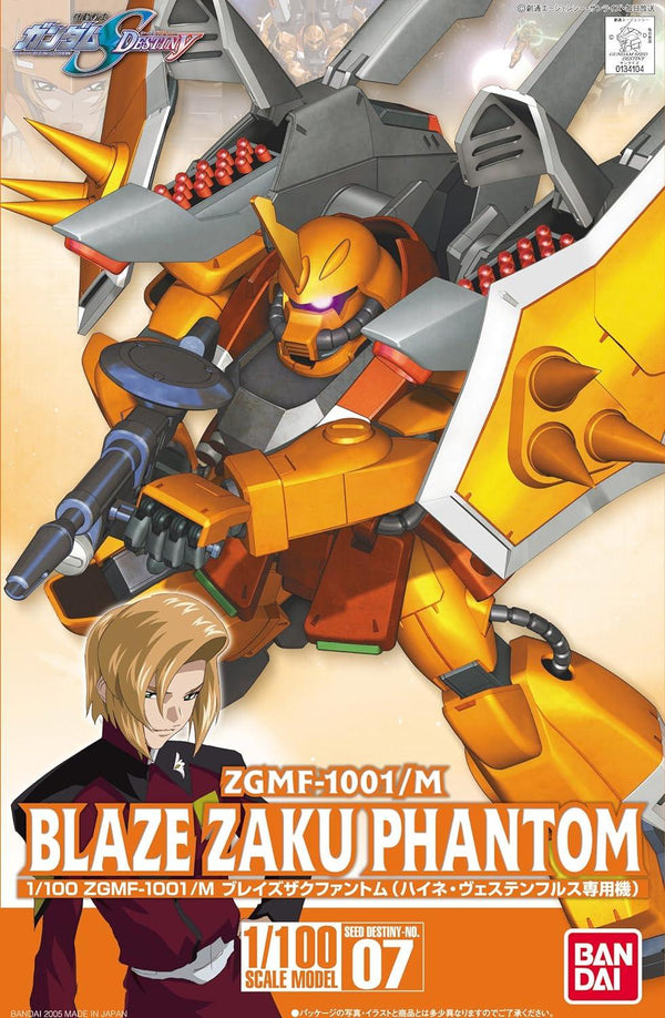 Bandai 07 Blaze Zaku Phantom (Heine Westenfluss Custom) 1/100 Model Kit - A-Z Toy Hobby