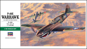Hasegawa 09086 P-40E Warhawk 1/48 Model Kit - A-Z Toy Hobby
