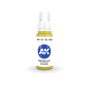 AK Interactive AK11192 3G Old Gold Acrylic Paint 17ml - A-Z Toy Hobby