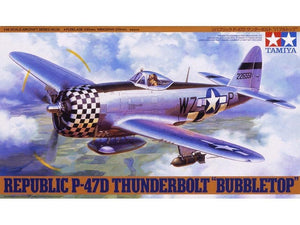 Tamiya 61090 P-47D Thunderbolt Bubbletop 1/48 Model Kit - A-Z Toy Hobby