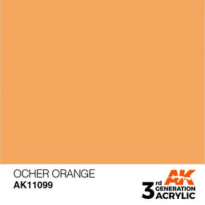AK Interactive AK11099 3G Ocher Orange Acrylic Paint 17ml - A-Z Toy Hobby