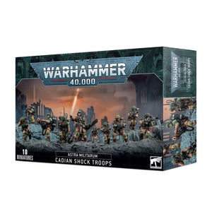 Warhammer 40,000 Astra Militarum: Cadian Shock Troops 47-33 - A-Z Toy Hobby