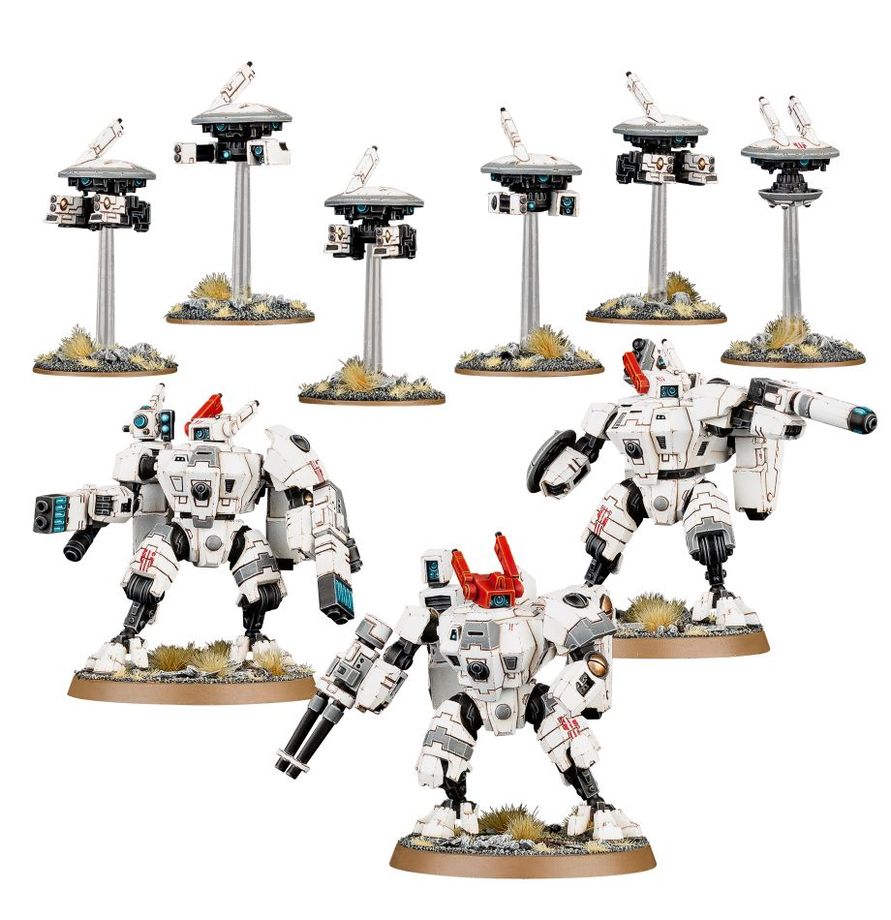 Warhammer 40,000 T'au Empire: Crisis Battlesuit Team 56-07