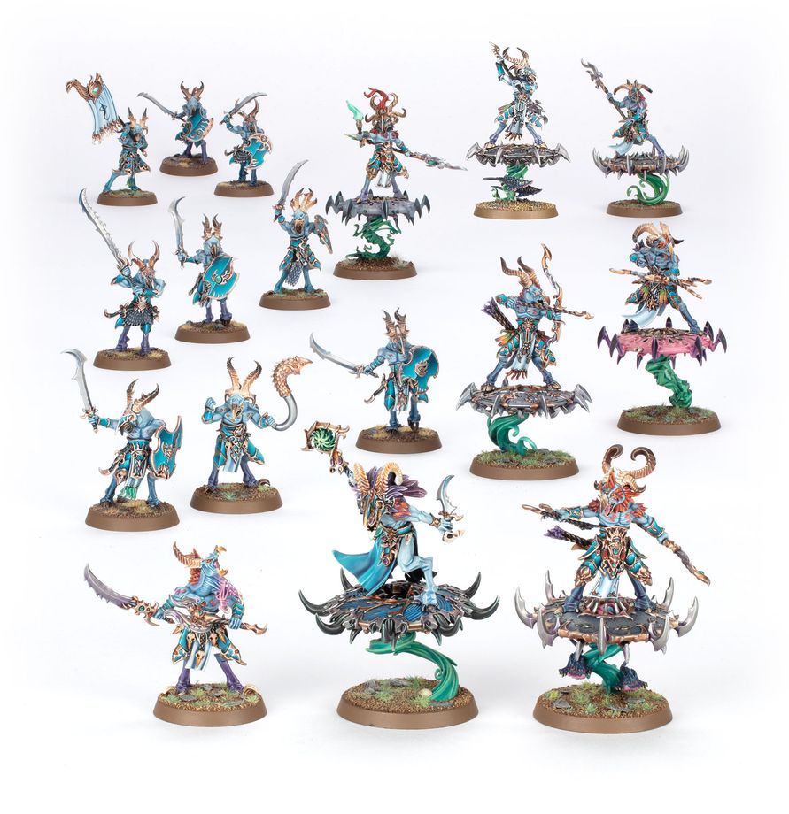 Warhammer Age of Sigmar Spearhead: Disciples of Tzeentch - Tzaangor Warflock 70-839