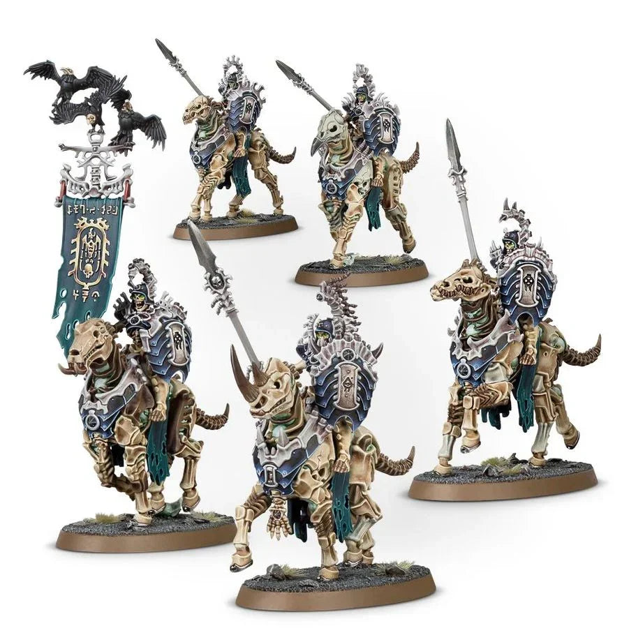 Warhammer Age of Sigmar Ossiarch Bonereapers: Kavalos Deathriders 94-27