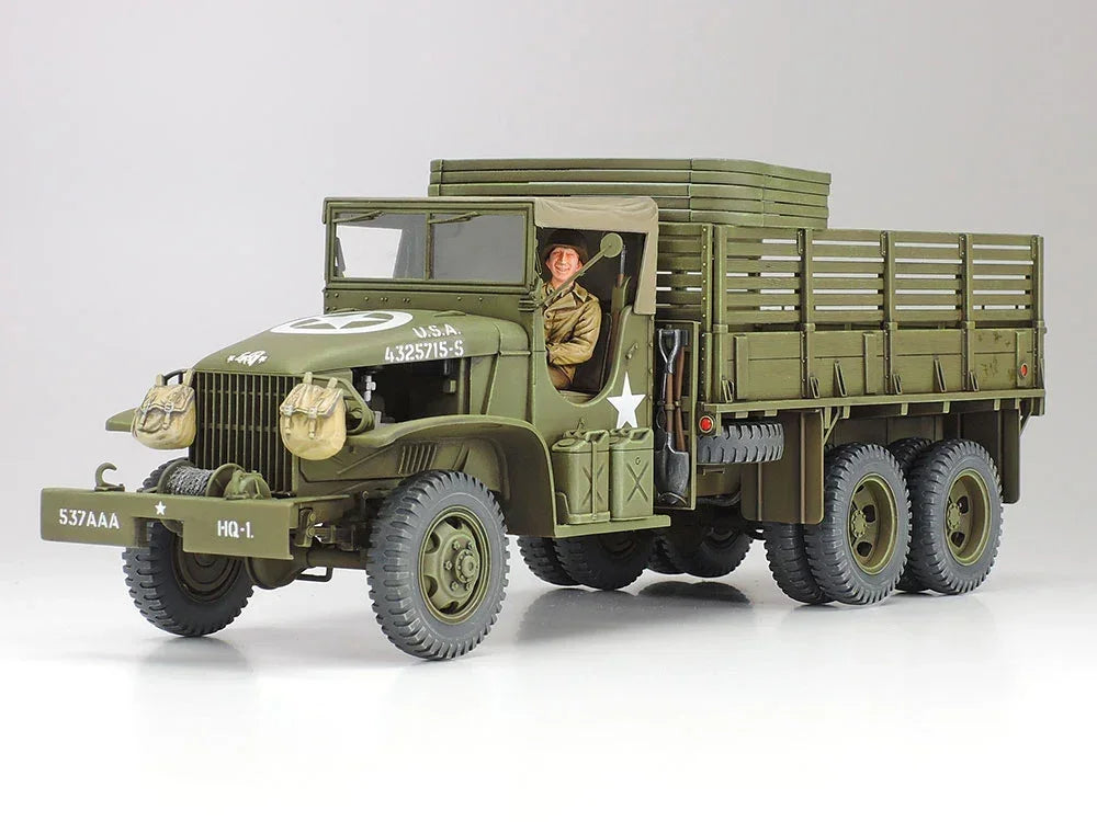 Tamiya 35218 US 2.5 Ton 6X6 Cargo Truck 1/35 Model Kit - A-Z Toy Hobby