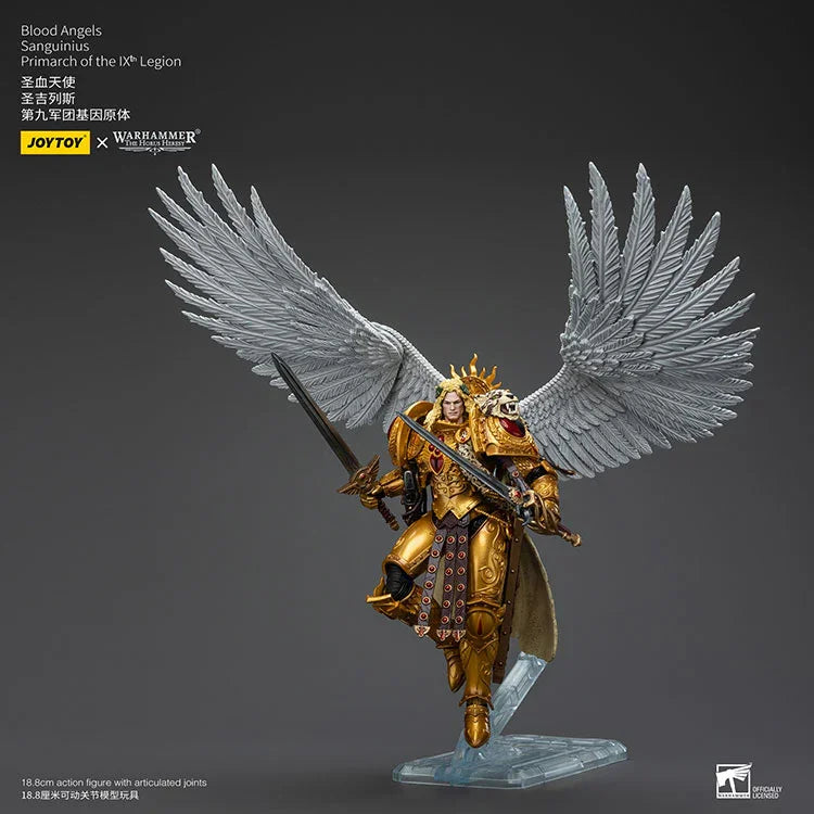 Joy Toy Warhammer Blood Angels Sanguinius Primarch of the IXth Legion 1/18 Action Figure - A-Z Toy Hobby