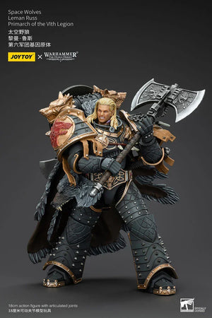 Joy Toy Warhammer Space Wolves Leman Russ Primarch of the VIth Legion 1/18 Action Figure - A-Z Toy Hobby