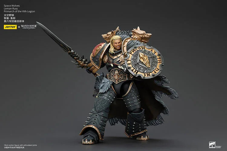 Joy Toy Warhammer Space Wolves Leman Russ Primarch of the VIth Legion 1/18 Action Figure - A-Z Toy Hobby