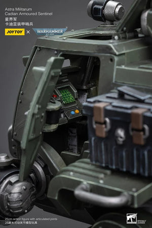 Joy Toy Warhammer 40K Astra Militarum Cadian Armoured Sentinel 1/18 Action Figure - A-Z Toy Hobby