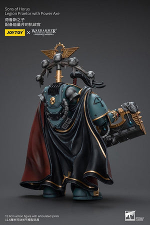 Joy Toy Warhammer 40K Sons of Horus Legion Praetor with Power Axe 1/18 Action Figure - A-Z Toy Hobby