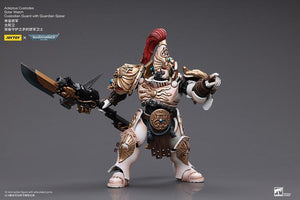 Joy Toy Warhammer 40K Adeptus Custodes Solar Watch Custodian Guard with Guardian Spear 1/18 Action Figure - A-Z Toy Hobby