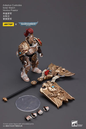Joy Toy Warhammer 40K Adeptus Custodes Solar Watch Vexilus Praetor 1/18 Action Figure - A-Z Toy Hobby