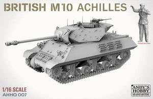 Andy's HHQ 007 M10 Achilles British Tank Destroyer 1/16 Model Kit - A-Z Toy Hobby