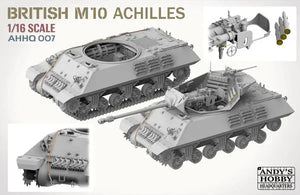 Andy's HHQ 007 M10 Achilles British Tank Destroyer 1/16 Model Kit - A-Z Toy Hobby
