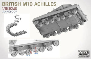 Andy's HHQ 007 M10 Achilles British Tank Destroyer 1/16 Model Kit - A-Z Toy Hobby