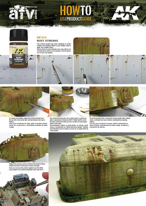 AK Interactive AK013 Weathering Rust Streaks Enamel 35ml - A-Z Toy Hobby
