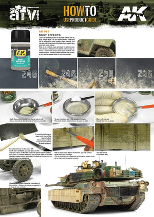 AK Interactive AK015 Weathering Dust Effects Enamel 35ml - A-Z Toy Hobby